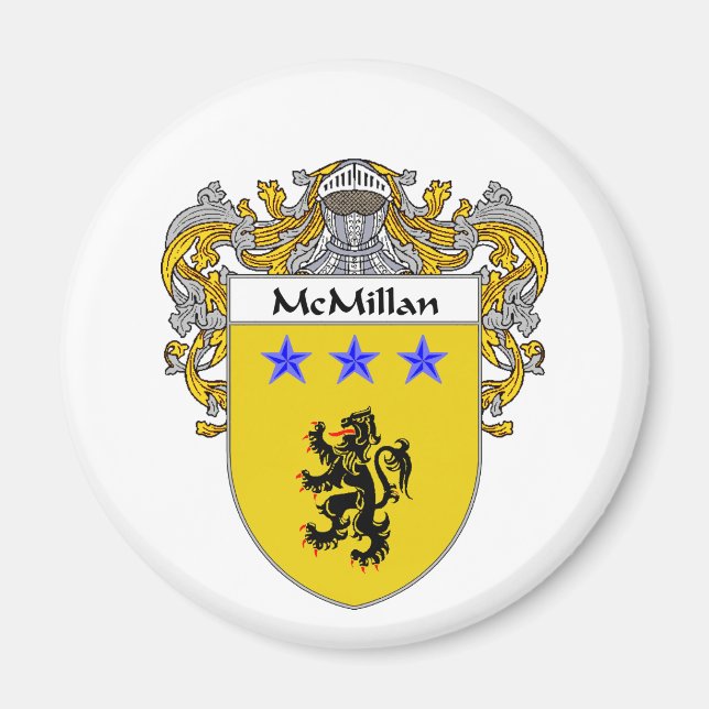 McMillan Coat of Arms (Mantled) Magnet (Front)