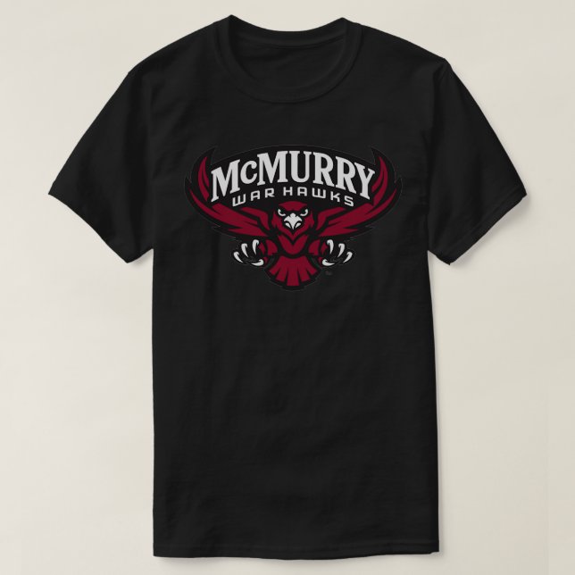 McMurry WAR HAWKS ABILENE TX T-Shirt (Design Front)
