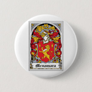 Mcnamara Family Crest 6 Cm Round Badge