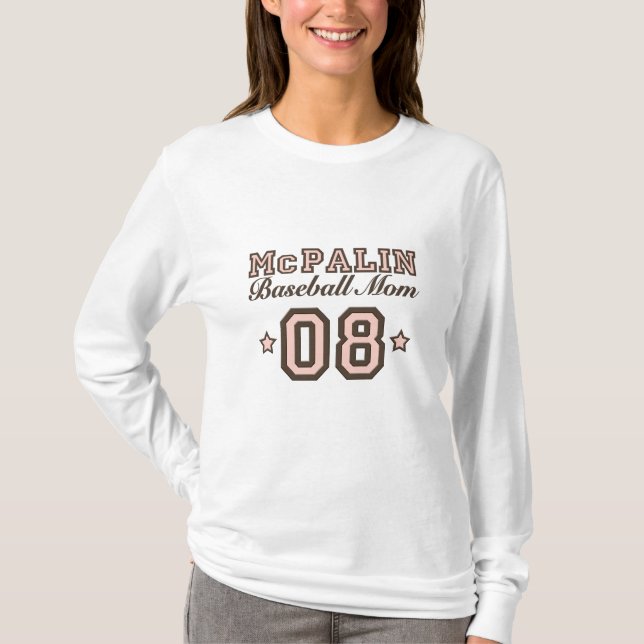 McPalin Baseball Mum Long Sleeve T-Shirt (Front)