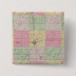 McPherson County, Windom, Kansas 15 Cm Square Badge