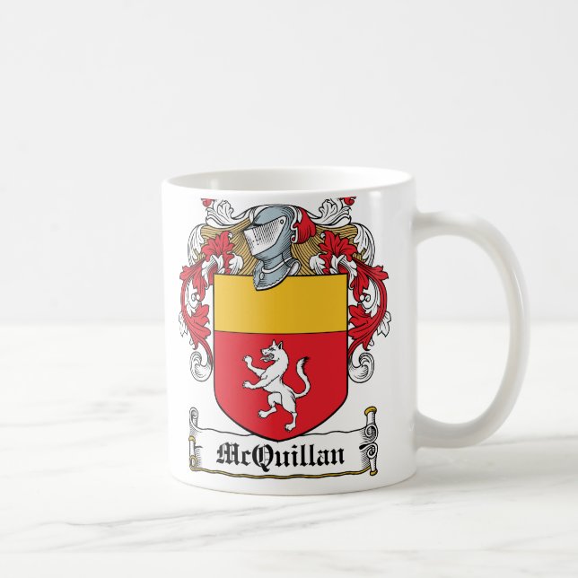 McQuillan Family Crest Coffee Mug (Right)