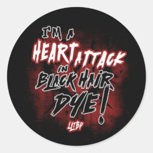 MCR HeartAttack Classic Round Sticker