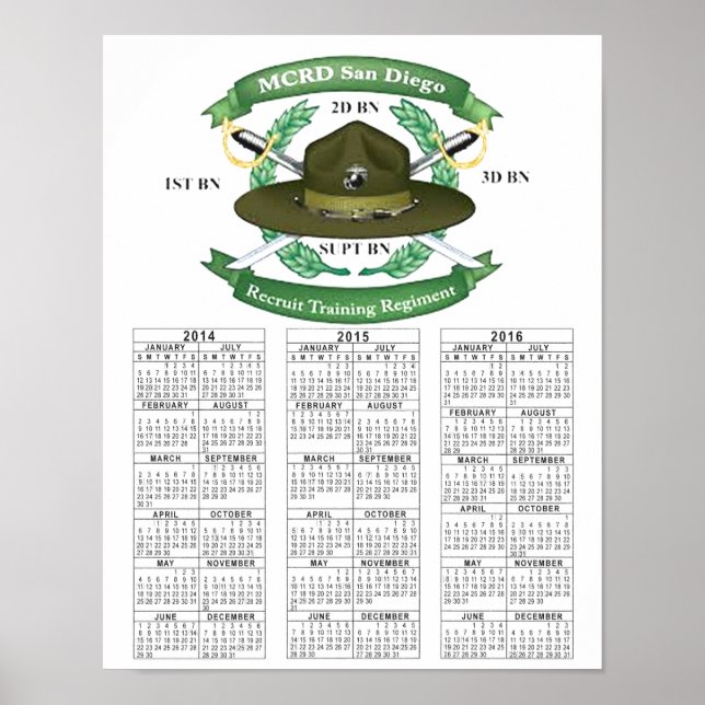 MCRD SAN DIEGO POSTER (Front)