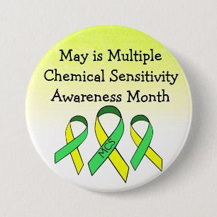 MCS Multiple Chemical Sensitivity Button