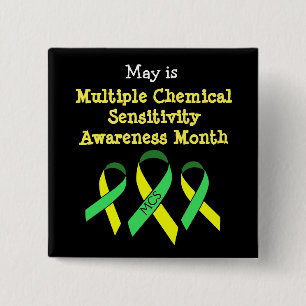 MCS Multiple Chemical Sensitivity Button