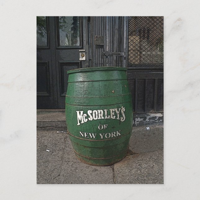 McSORLEY'S Postcard (Front)