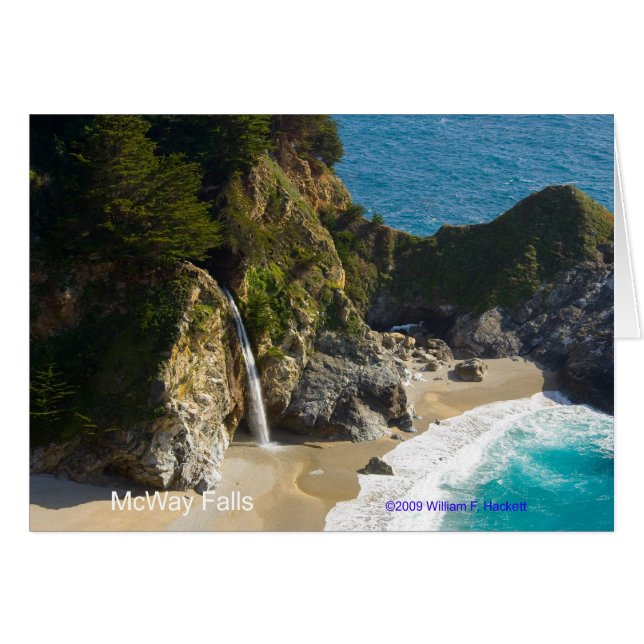 McWay Falls Big Sur California Products (Front Horizontal)