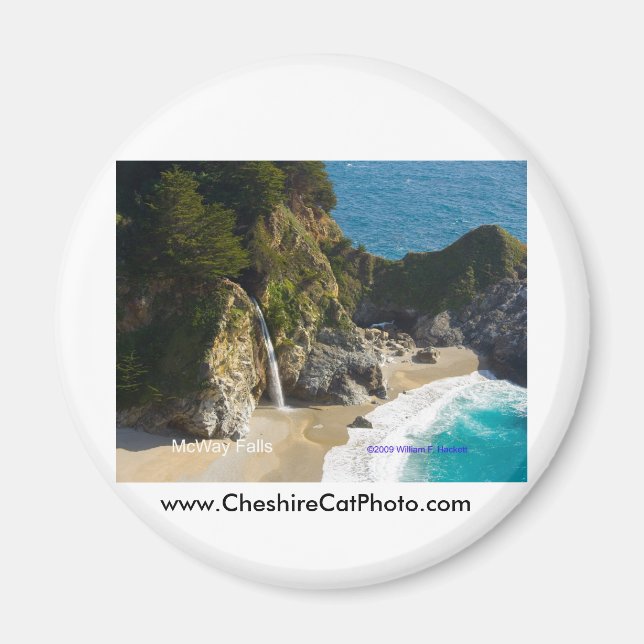 McWay Falls Big Sur California Products Magnet (Front)