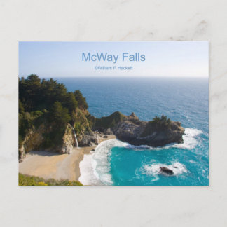 McWay Falls Big Sur California Products Postcard