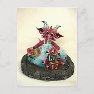 MD Baby Blocks Dragon Postcard