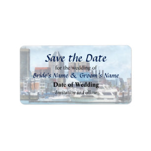 MD - Baltimore Skyline and Harbour Label