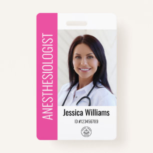 MD Doctor Hospital Medical Employee Photo ID ID Badge