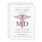 MD Doctor of Medicine Burgundy Graduation