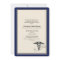 MD Graduation Invitation Navy Blue