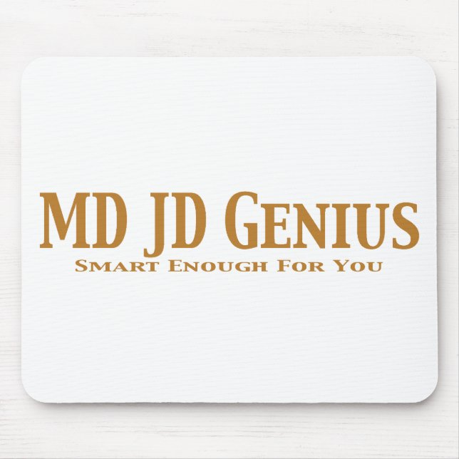 MD JD Genius Gifts Mouse Pad (Front)