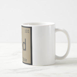 Md - Medjool Date Chemistry Periodic Table Symbol Coffee Mug