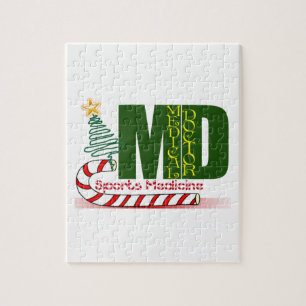 MD SPORTS MEDICINE CHRISTMAS MEDICAL DOCTOR JIGSAW PUZZLE