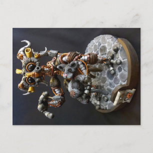 MD Steampunk Dragon Postcard
