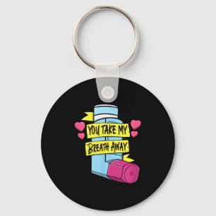 Mdi You Take My Breath Away Respiratory Valentines Key Ring