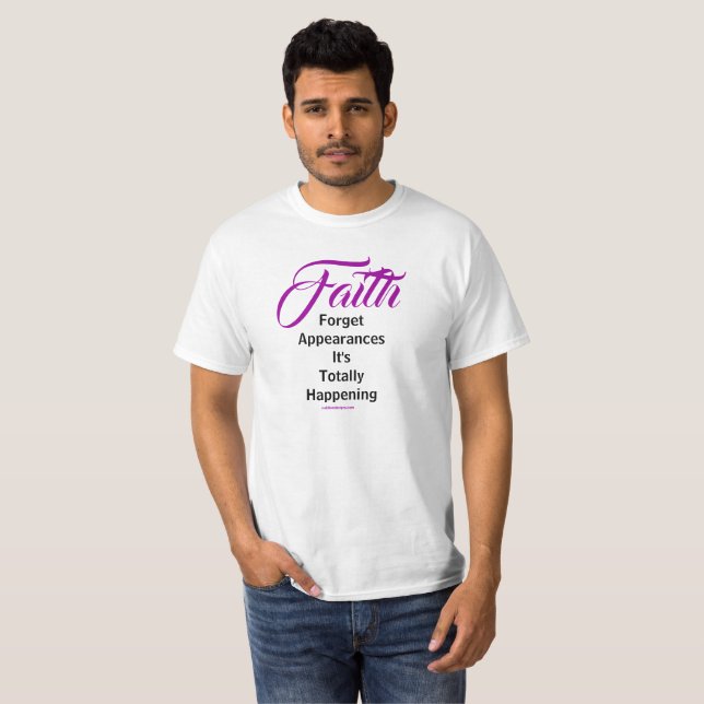 MDILLONDESIGNS.COM presents #FAITH T-Shirt (Front Full)
