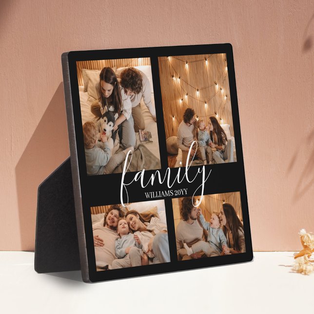 Mdoern Family Keepsake Photo Collage  Plaque (Creator Uploaded)