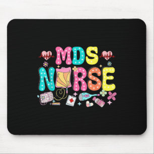 Mds Nurse Heart Valentines Day Medical Nursing Mouse Pad
