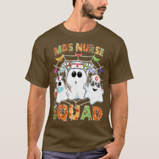 MDS Nurse Squad Boo Halloween Matching TShirt retr