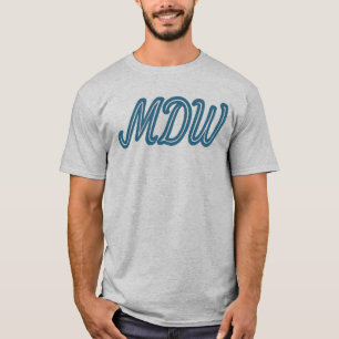 MDW Chicago Airport Code – Midway International T-Shirt