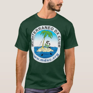 MDXC Ham Radio  - Mediterraneo DX Club white tee