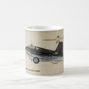 Me263 jet fighter coffee mug