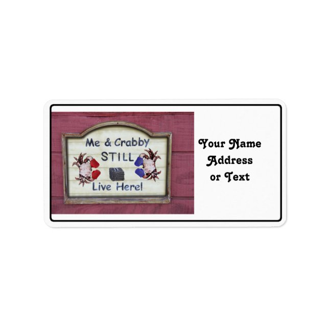 Me And Crabby Label (Front)