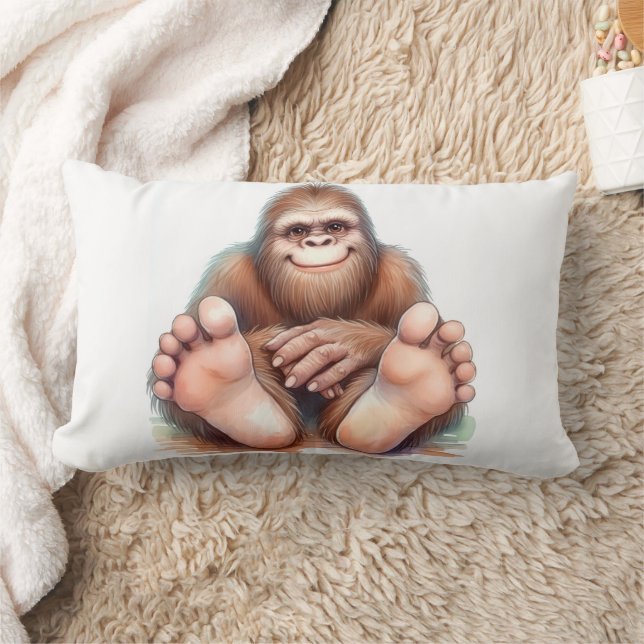 Me and My Bigfoot Lumbar Cushion (Blanket)