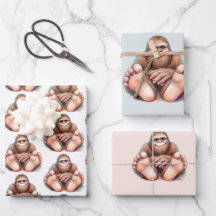 Me and My Bigfoot Wrapping Paper