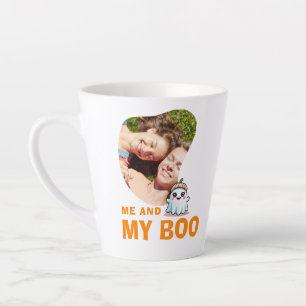 Me and My Boo Halloween Photo Latte Mug