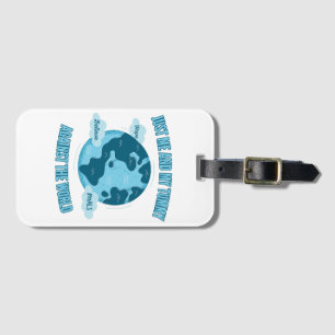 Me and My Tummy Against the World (MALS) Luggage Tag