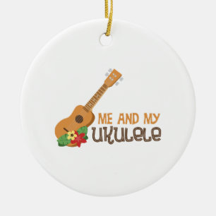 Me And My Ukulele Ceramic Ornament