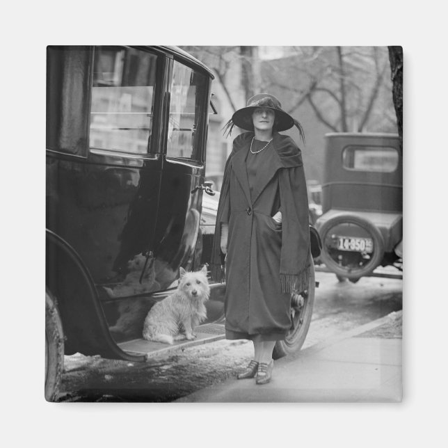 Me and My Westie, 1920s Magnet (Front)