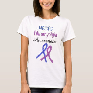 ME/CFS Fibromyalgia Ribbon Awareness Shirt