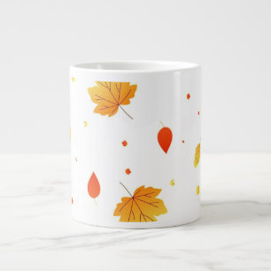 Me Core Essentials Minimalist Autumn Leaves Large Coffee Mug