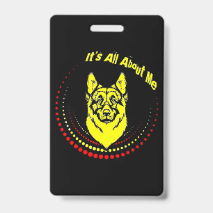 Me German Shepherd ID Badge
