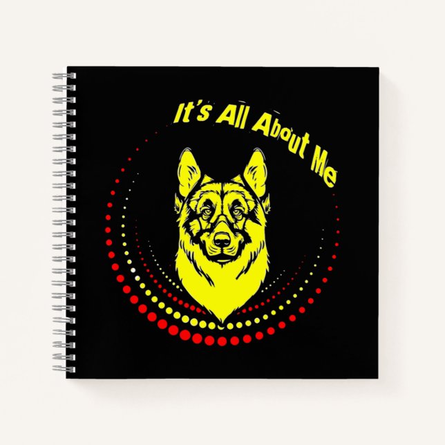 Me German Shepherd Notebook (Front)