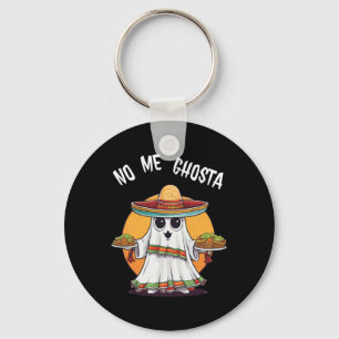 Me Ghosta Funny Mexican Halloween Ghost Key Ring