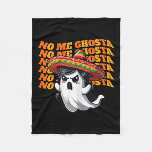 Me Ghosta Funny Mexican Halloween Ghost Women Fleece Blanket
