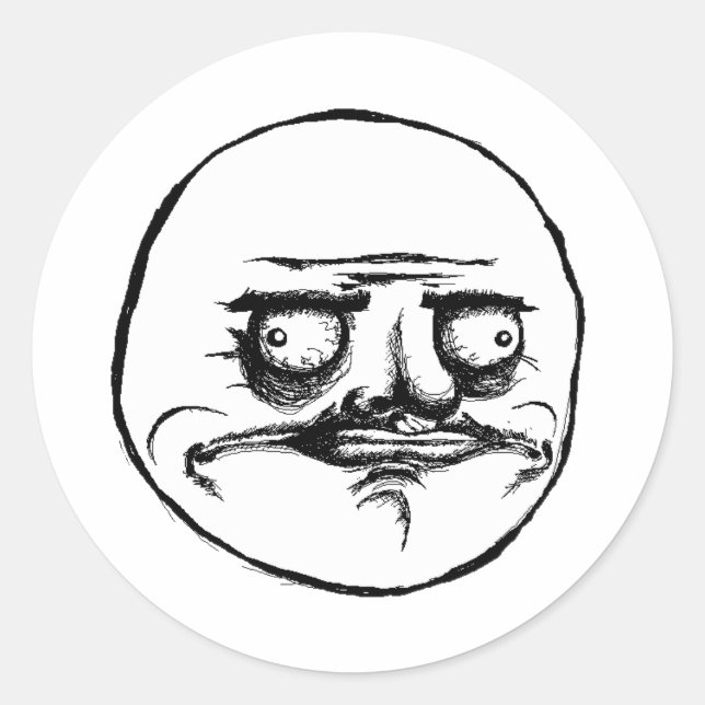 Me Gusta Classic Round Sticker (Front)