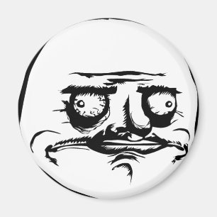 Me Gusta Face Magnet