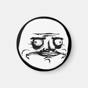 Me Gusta Face Meme Magnet