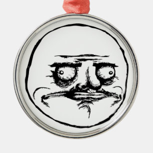 me gusta face rage face meme humour lol rofl metal tree decoration