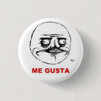 Me Gusta Meme 3 Cm Round Badge