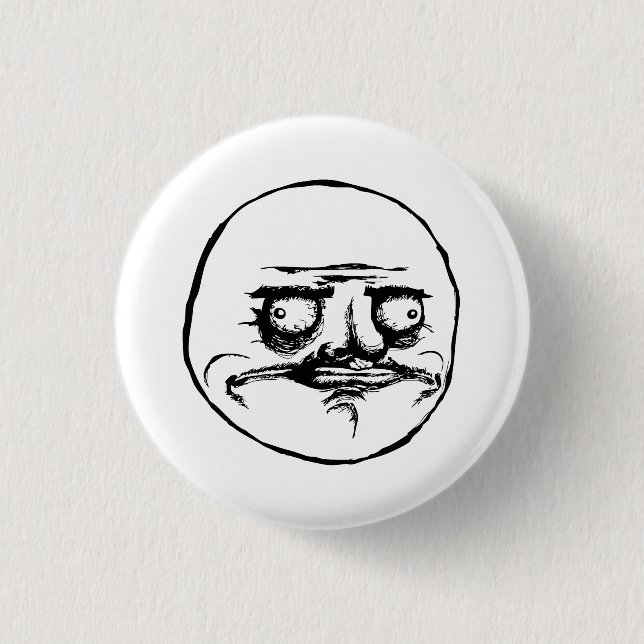 Me Gusta Rage Face Meme 3 Cm Round Badge (Front)